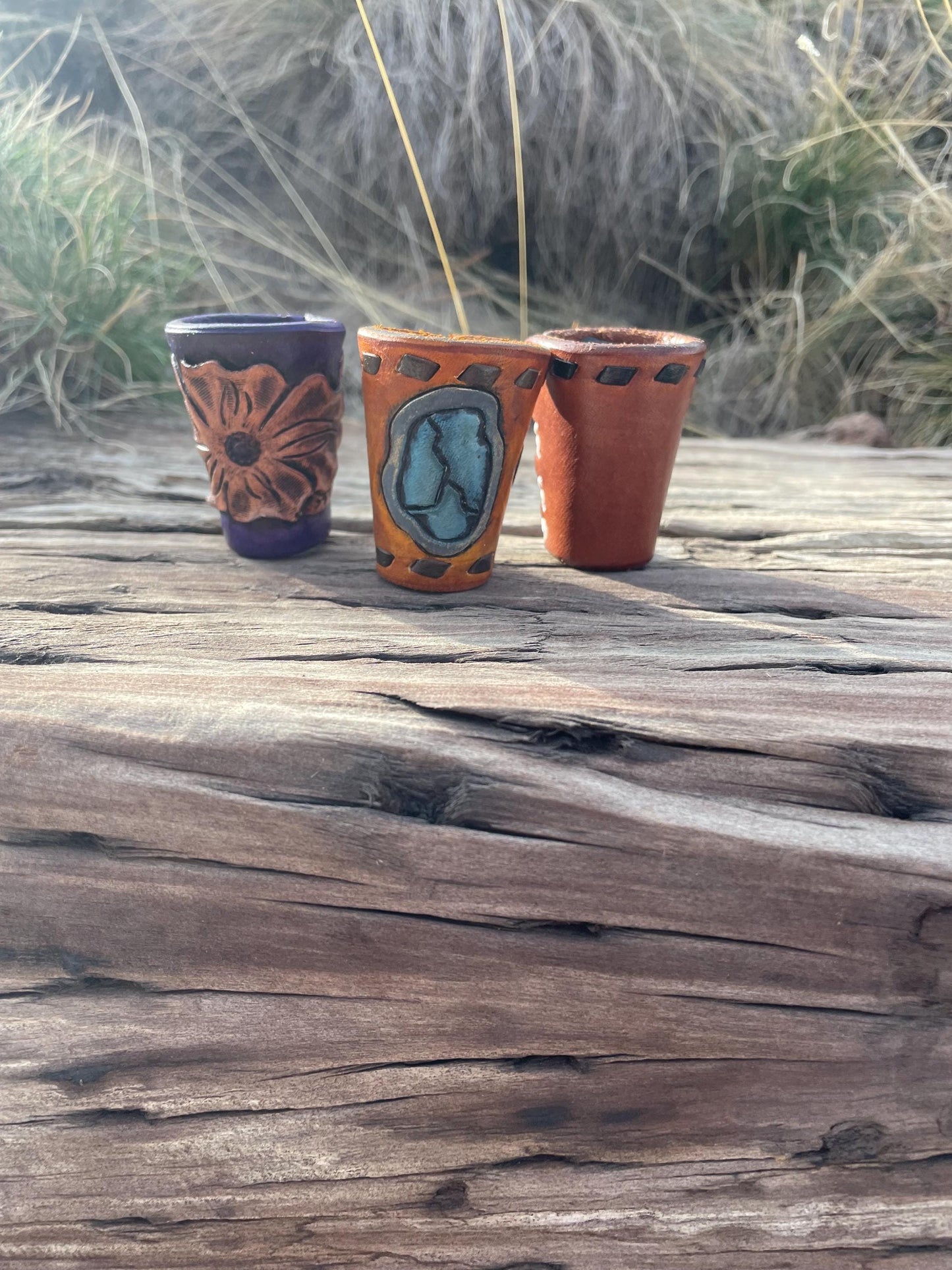 Wild rag tie, hand tooled