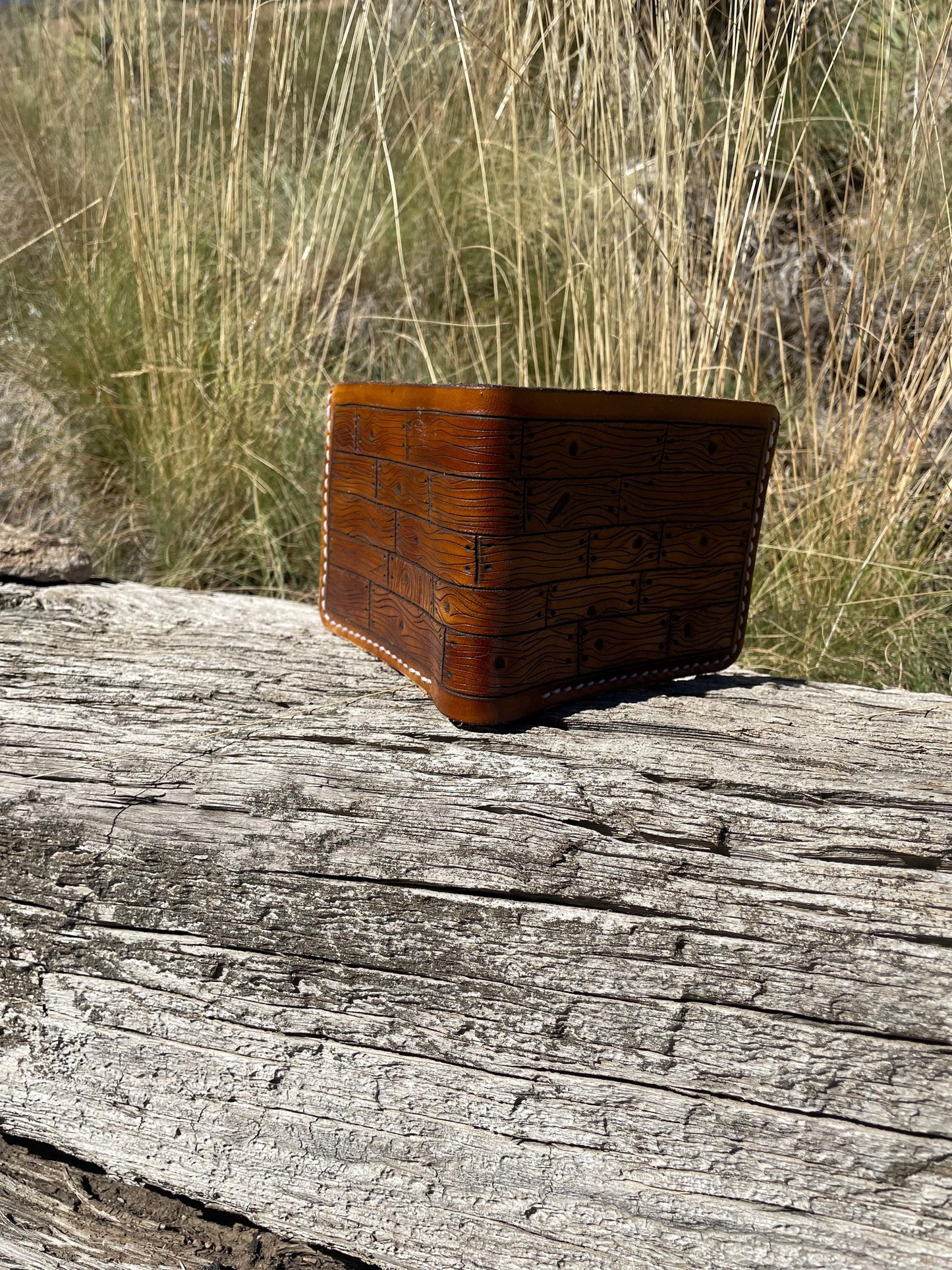 Classic Bifold Wallet, custom tooled