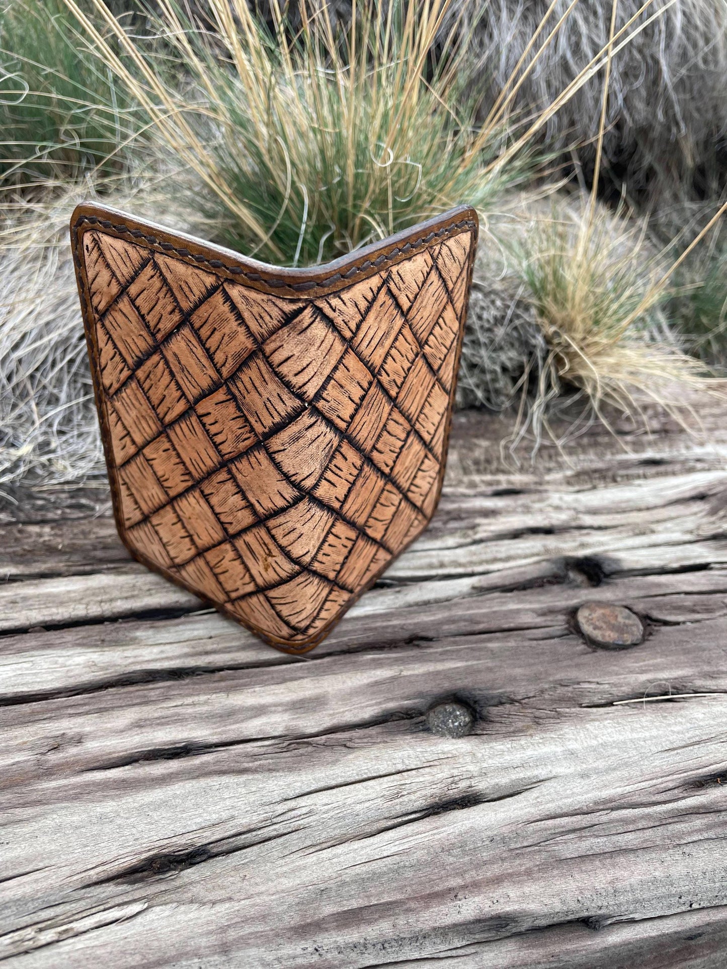 Handmade Western Bifold Card Wallet