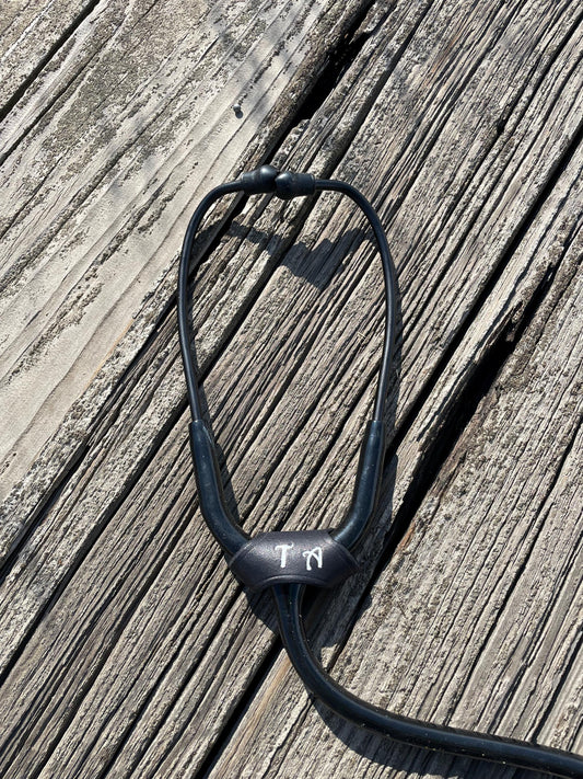 Leather Stethoscope Name Tag