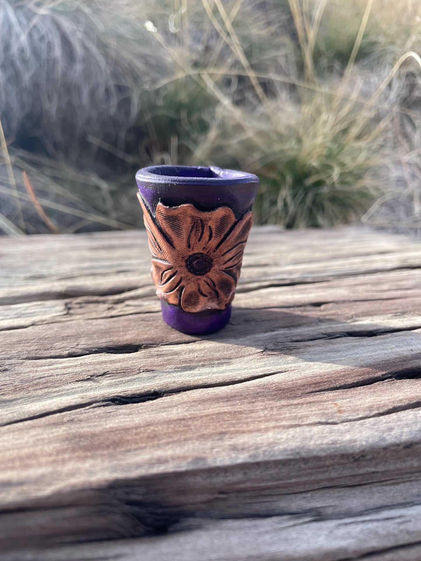 Wild rag tie, hand tooled