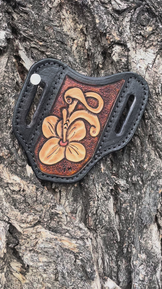 Hand Tooled Pancake Sheath